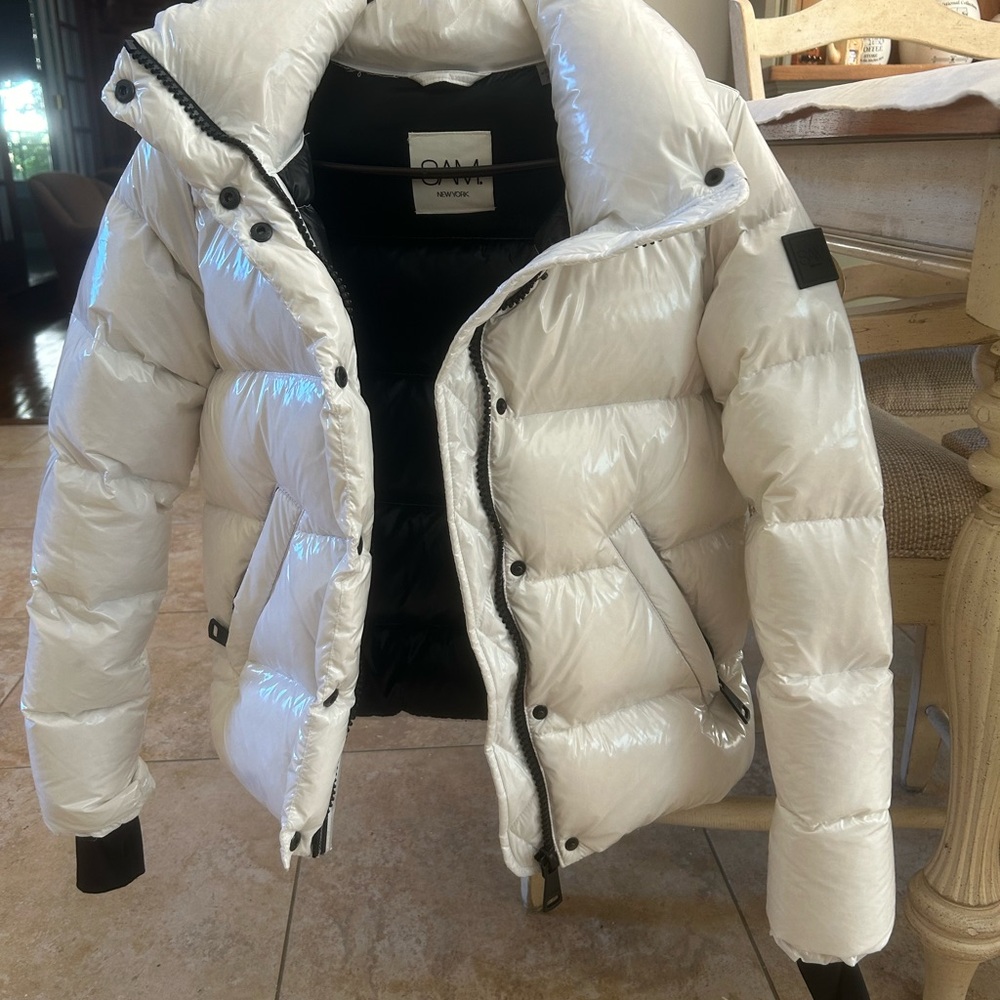 SAM. White Puffer Jacket